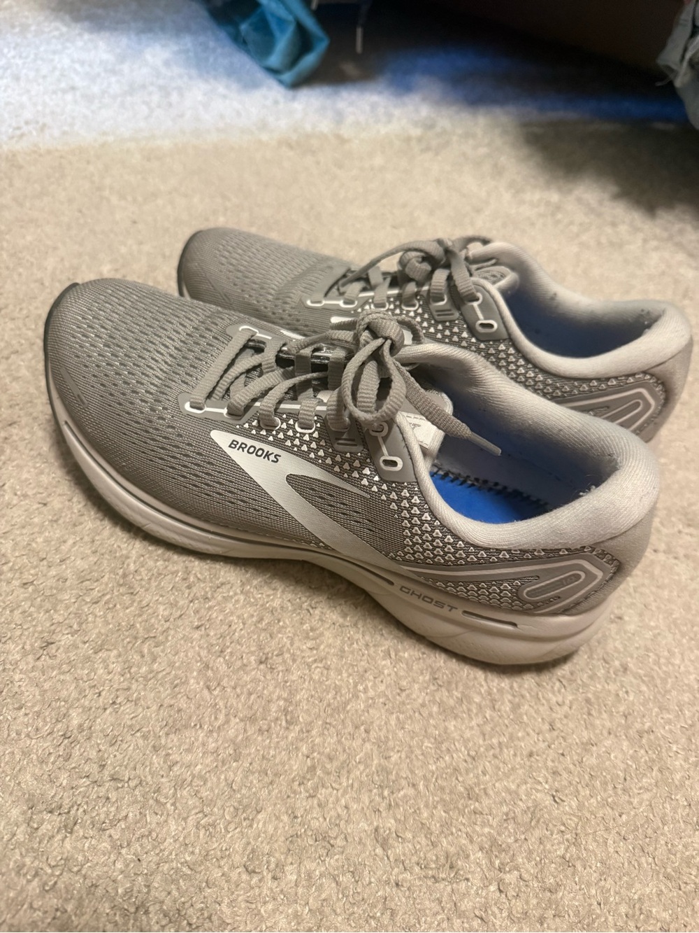 Brooks Gray Women's Running Sneakers with White Accents